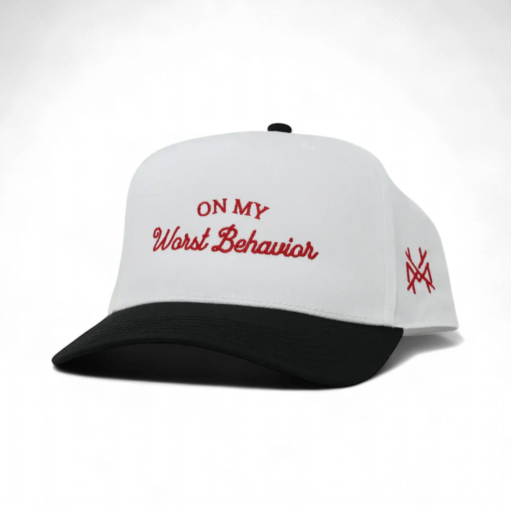 On My Worst Behavior Snapback Hat