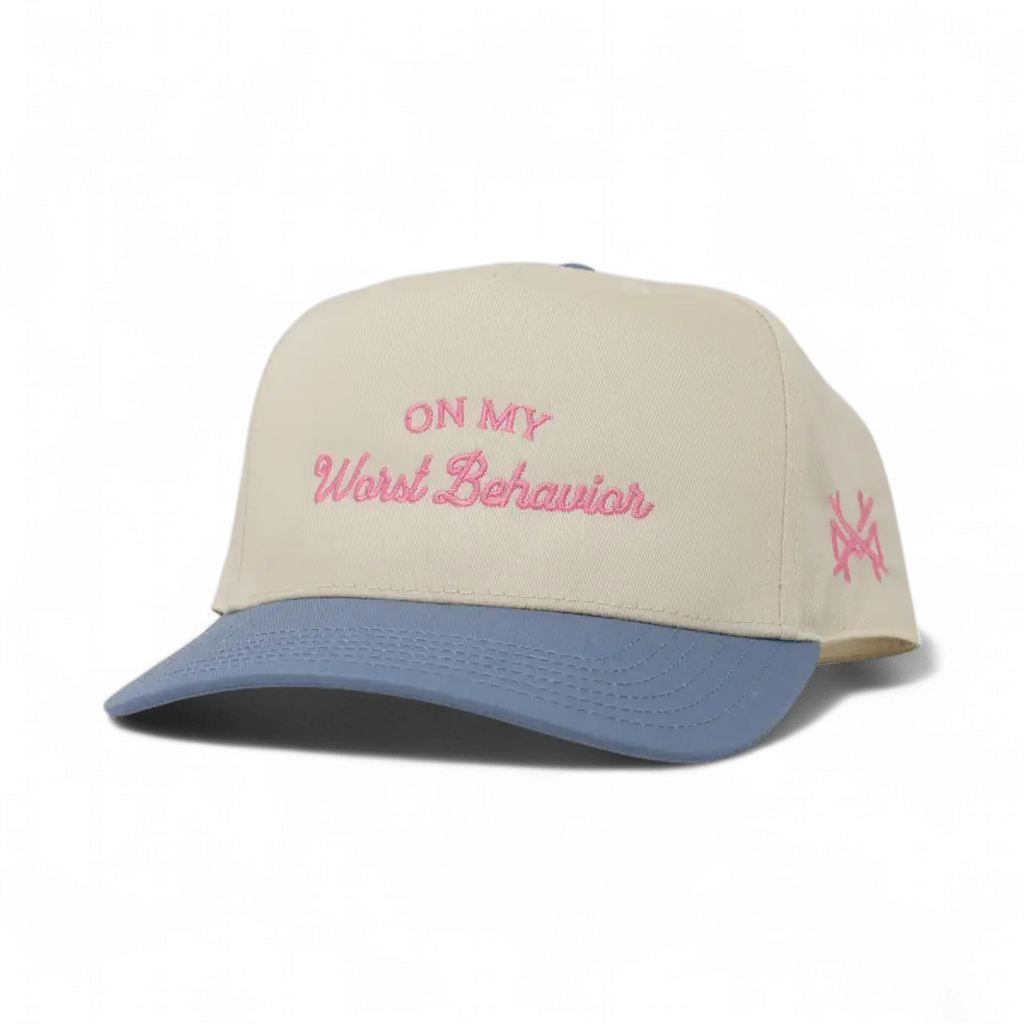 On My Worst Behavior Snapback Hat
