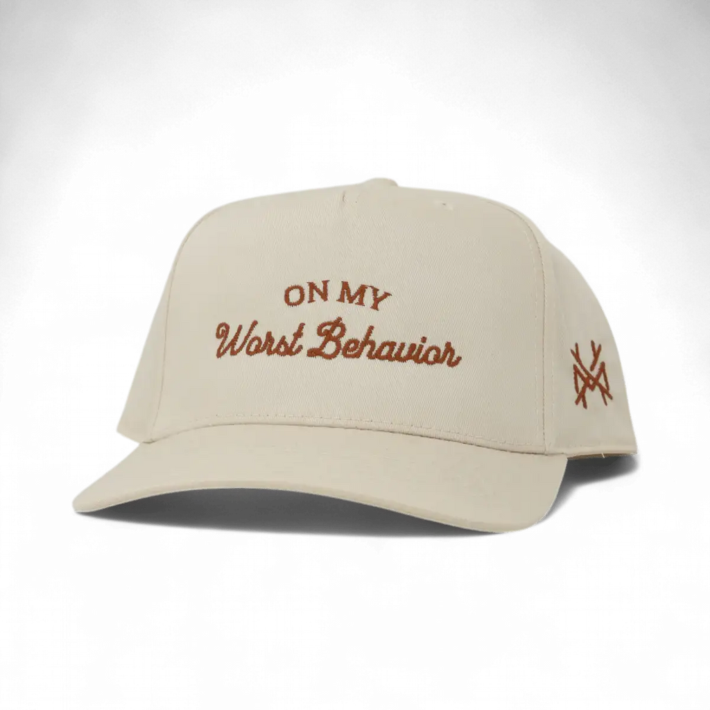 On My Worst Behavior Snapback Hat