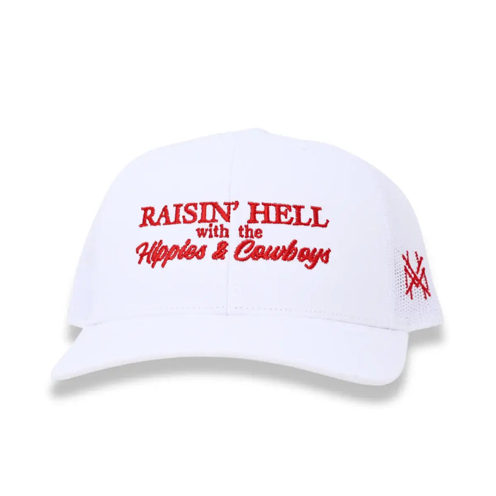 Raising Hell with the Hippies and Cowboys Snapback Hat